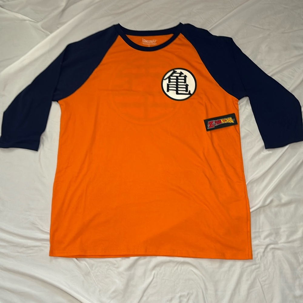 Dragonball Z Goku 3/4 sleeve toei animation men’s large